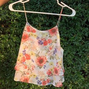 Floral Forever 21 Tank Top